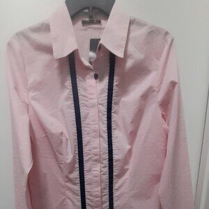 Pink & Blue cotton Ladies' Shirt